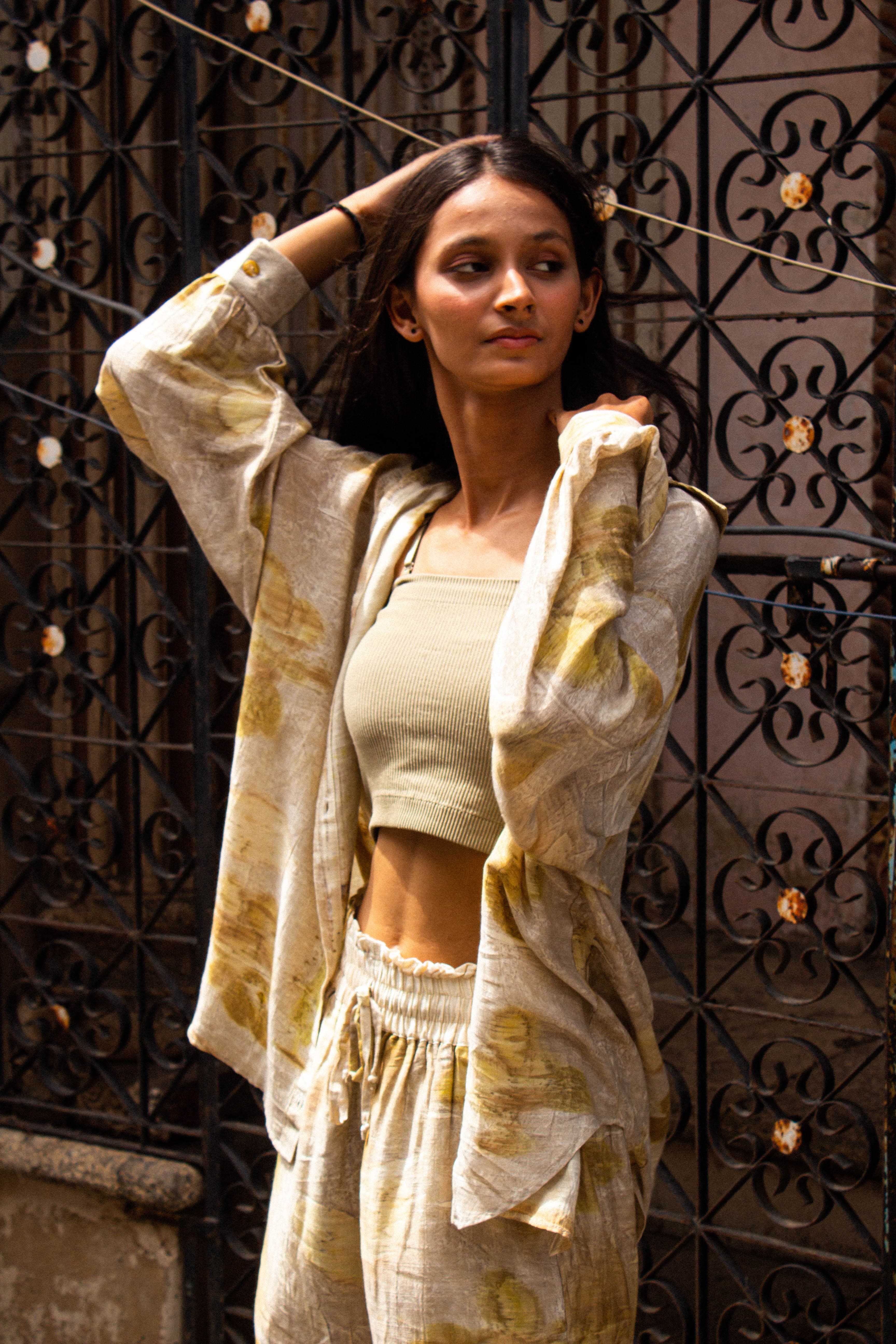 Simple Shirt Short Set