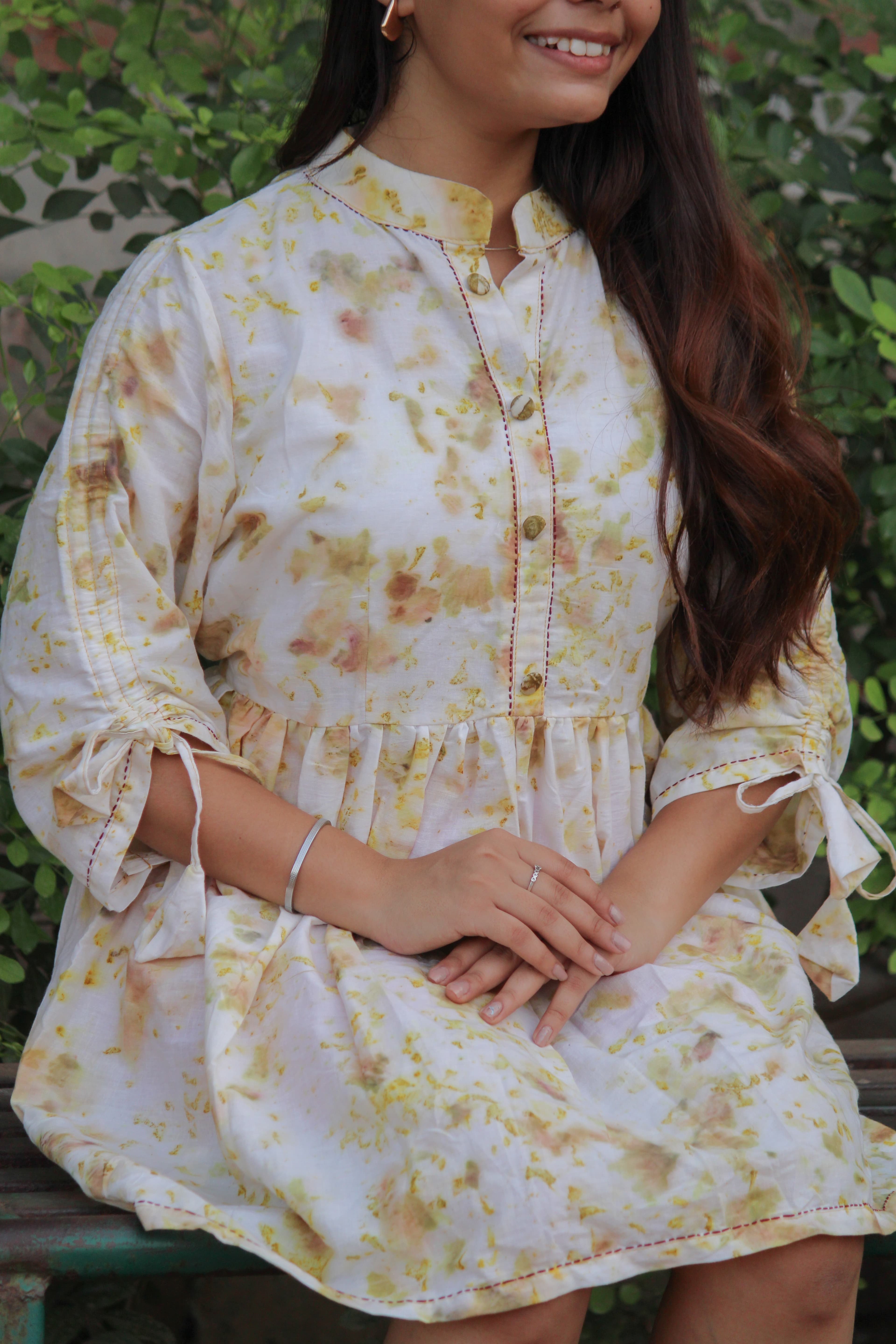 Yello Finish Day Dress