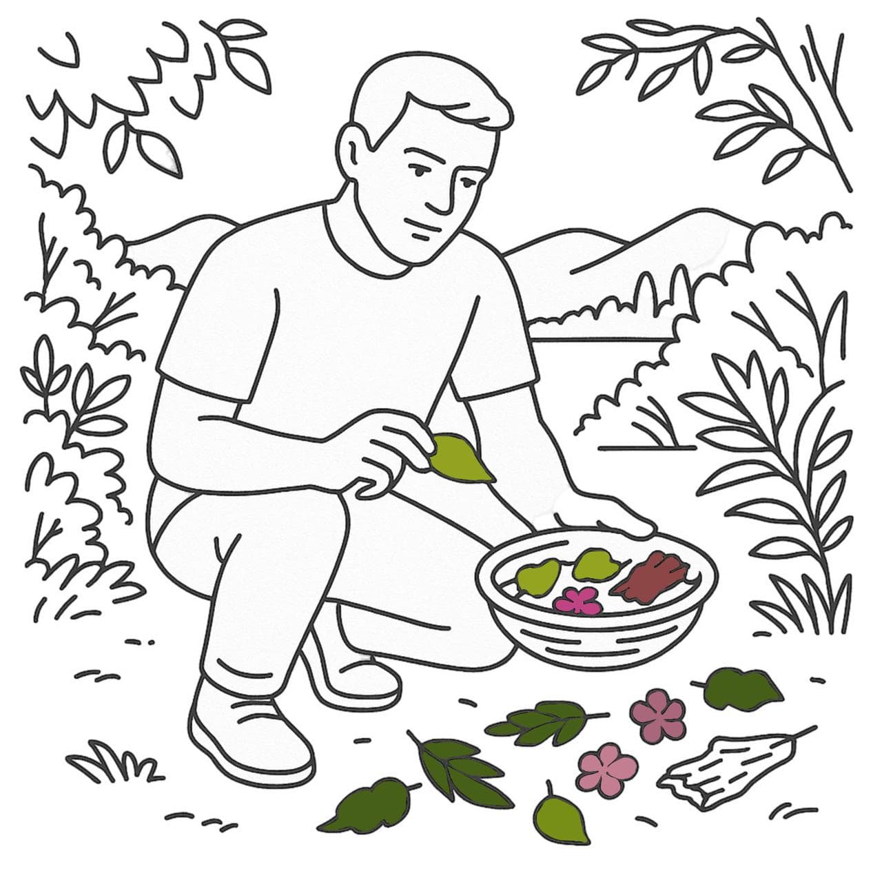 Natural material preparation