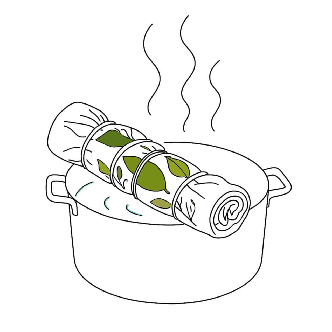 Natural steaming process